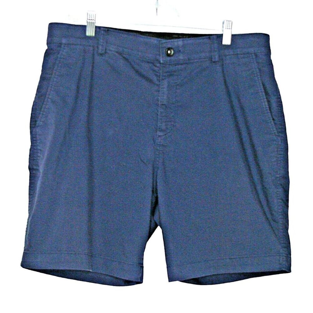 Nike Mens Size 36 Dri-Fit Shorts Navy Blue Standard Fit Pockets Activewear Golf